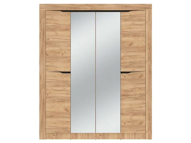 Шкаф для одежды 90.01 "Флорида", дуб золотой/венге