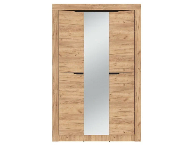 Шкаф для одежды 90.02 "Флорида", дуб золотой/венге