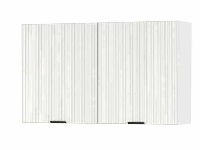 Шкаф "Венера", 1200, МДФ с фрезеровкой, белый матовый