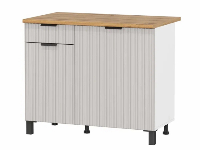 Стол рабочий "Венера", 1000, МДФ фрезеровкой с ПВХ, кашемир