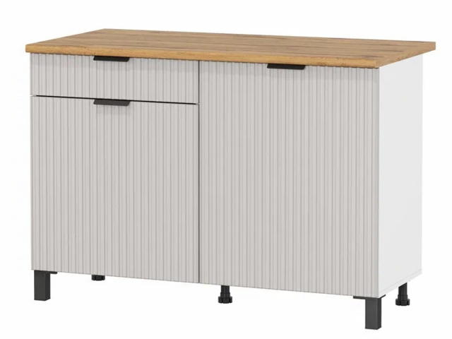 Стол рабочий "Венера", 1200,  МДФ фрезеровкой с ПВХ, кашемир