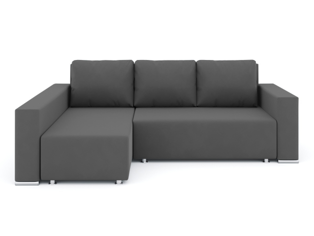 Угловой диван-кровать "Марко", еврокнижка, велюр Зара Грей 18