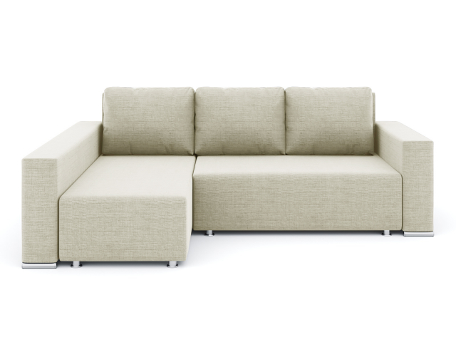 Угловой диван-кровать "Марко", еврокнижка, рогожка Дрим Беж