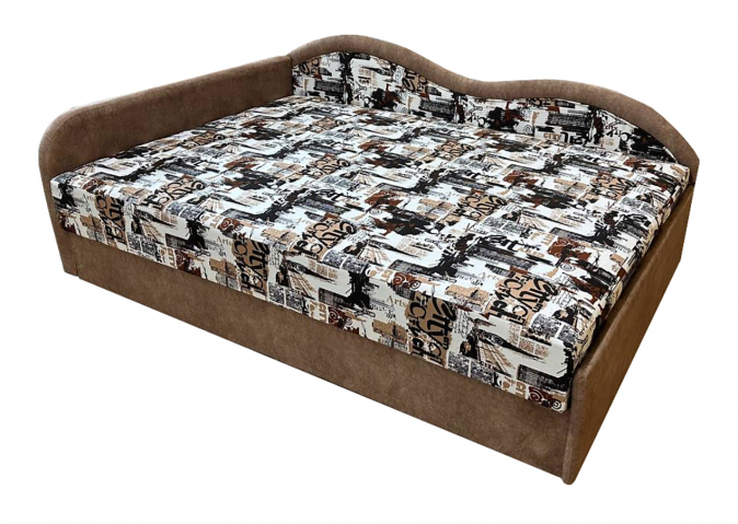 Тахта "Юля 140 Люкс угловая" флок 71-88