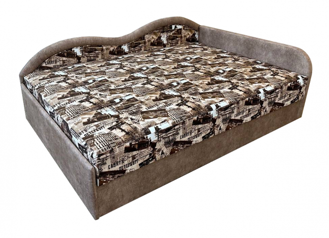 Тахта "Юля 120 Люкс угловая" флок 78-88