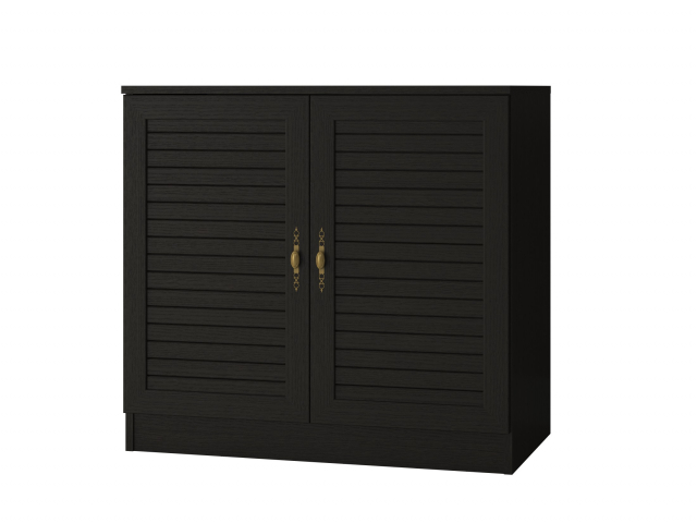 Комод "Квартет 1Р", ЛДСП, рамка МДФ, вставка рейка, венге