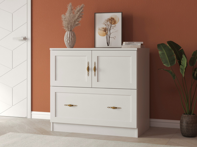 Комод "Квартет 7М", ЛДСП, рамка МДФ