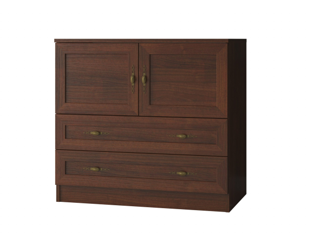Комод "Квартет 9М", ЛДСП, рамка МДФ, итальянский орех