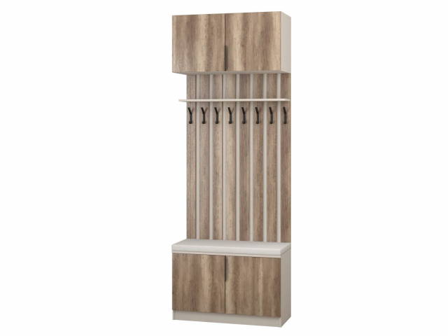 Прихожая "Трим-4" перламутр/дуб каньон