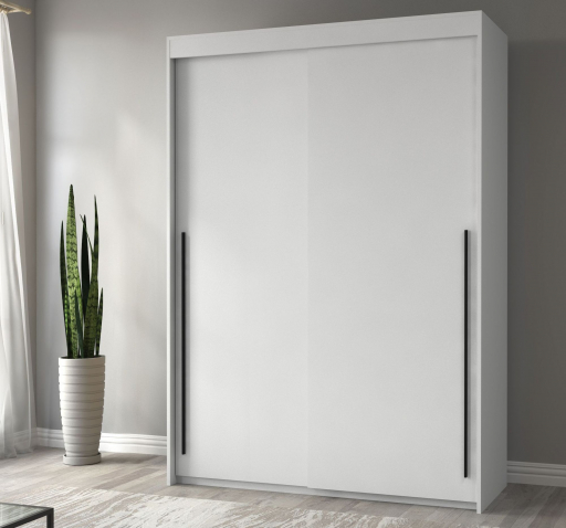 Шкаф-купе "Миллениум Люкс 2х" Компоновка 1, белый