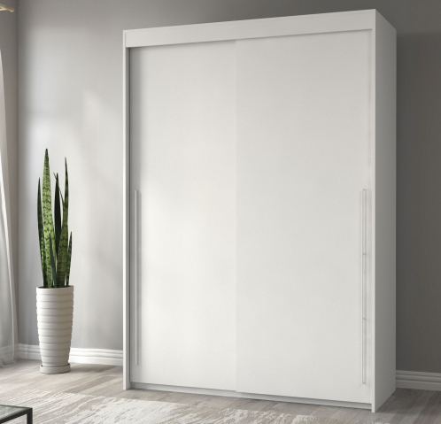 Шкаф-купе "Миллениум Люкс 2х" Компоновка 2, белый