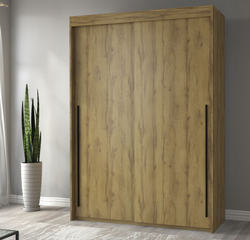 Шкаф-купе "Миллениум Люкс 2х" Компоновка 2, дуб вотан