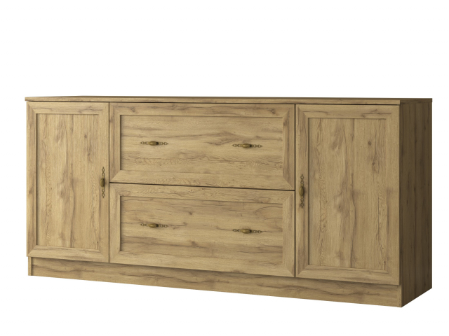 Комод "Квартет 16М", ЛДСП, рамка МДФ, дуб вотан