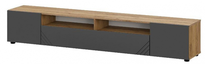 Тумба для ТВ "Байкал" дуб золотой/графит