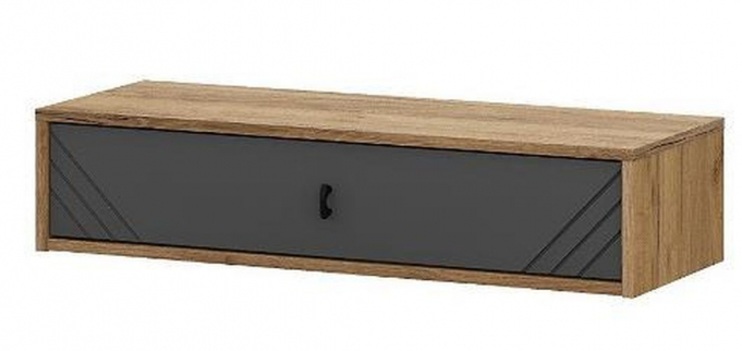 Стол туалетный навесной "Байкал" дуб золотой/графит