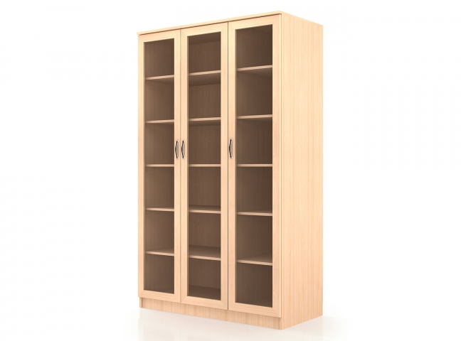 Шкаф трехстворчатый "Т-1С", 130х50х220, дуб млечный