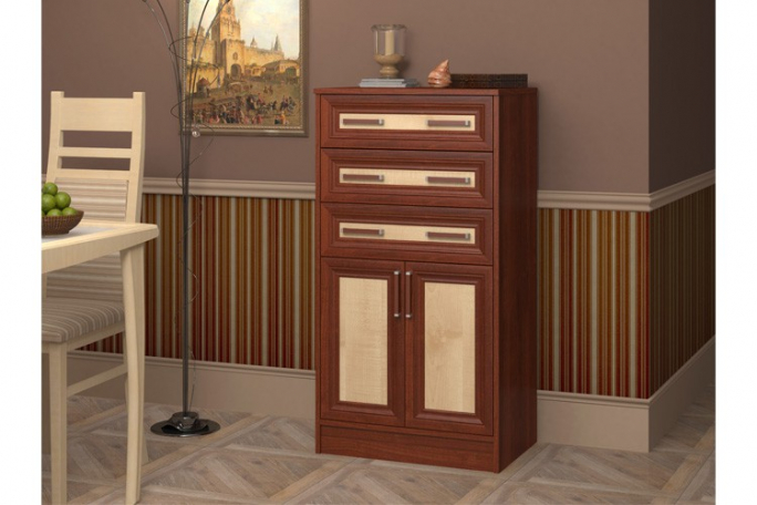 Комод "Ричард 3.2" МДФ, ноче мария луиза/клен танзау