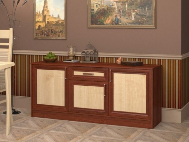 Комод "Ричард 1.3" МДФ, ноче мария луиза/клен танзау