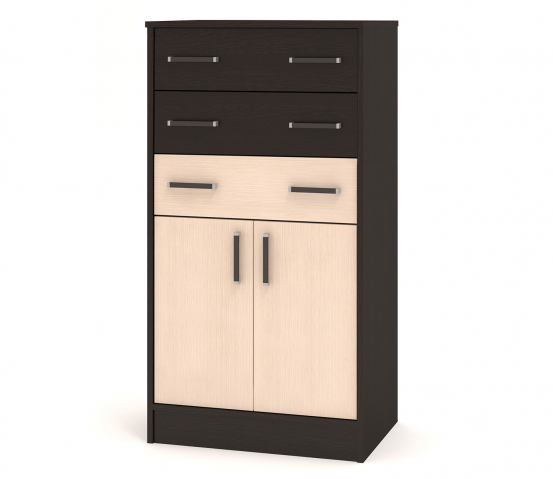 Комод "Ричард 3.2" ЛДСП, венге цаво/дуб млечный