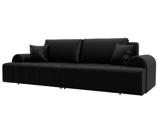 Диван-кровать "Лига-080" экокожа GRIFON (ГРИФОН) 18 черный, 131122
