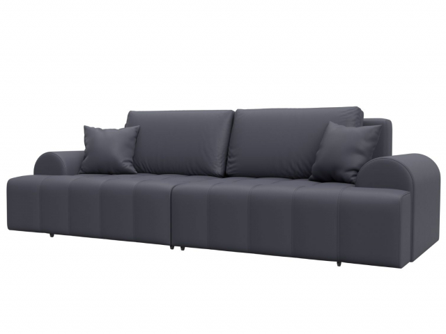 Диван-кровать "Лига-080" экокожа GRIFON (ГРИФОН) 15 серый, 131123