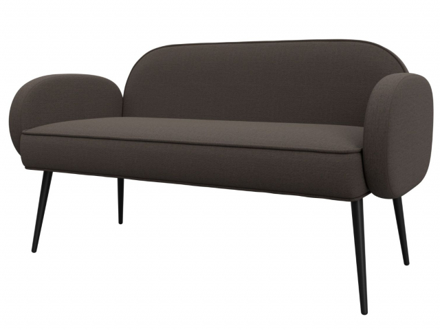 Диван прямой "Лига-086" рогожка Амур 05 коричневый, 131081