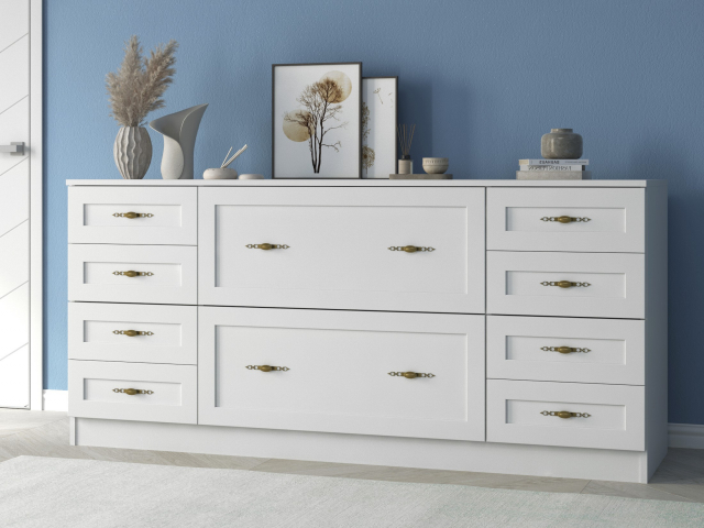 Комод "Квартет 19М", ЛДСП, рамка МДФ