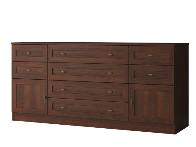 Комод "Квартет 35М", ЛДСП, рамка МДФ