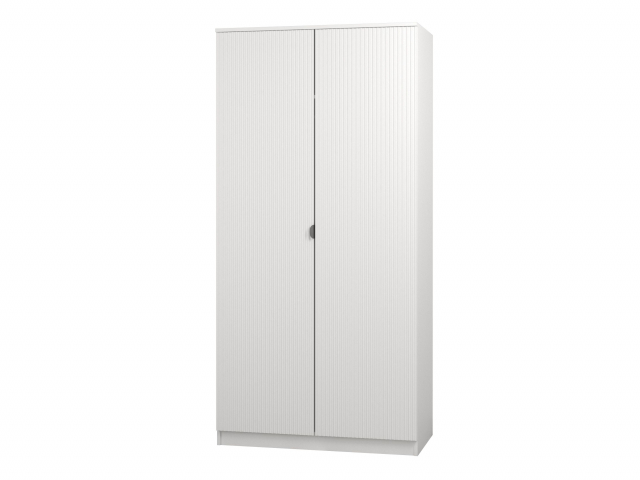 Шкаф 2-х створчатый "Блэйн Д-1" белый