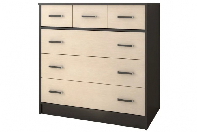 Комод "Бонапарт 6" ЛДСП, венге цаво/дуб млечный