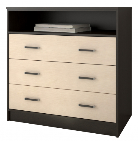 Комод "Бонапарт 3" ЛДСП, венге цаво/дуб млечный