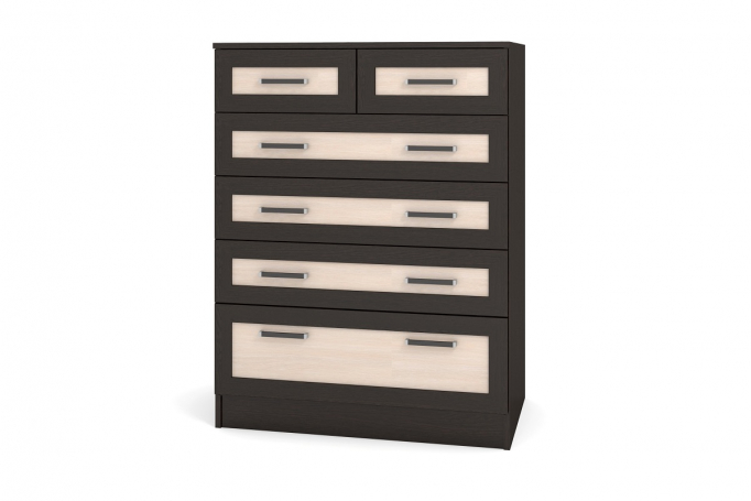 Комод "К-5" венге цаво/дуб млечный