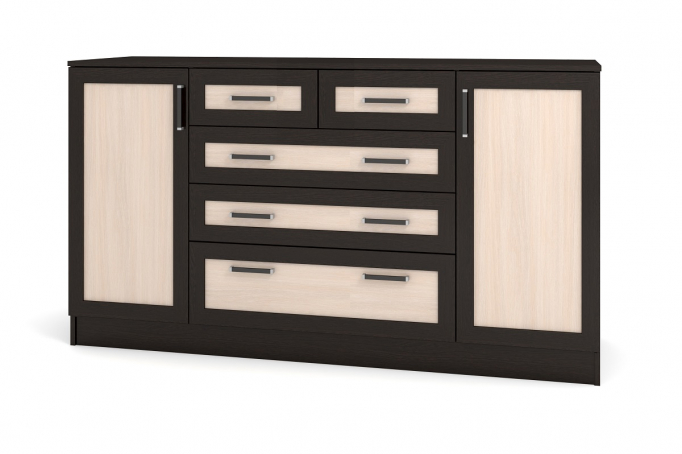 Комод "К-11" венге цаво/дуб млечный