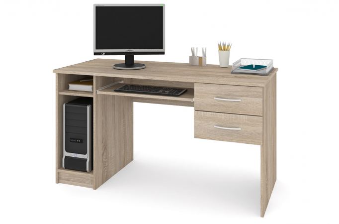 Стол "СП-11" ЛДСП, дуб сонома, ящики справа