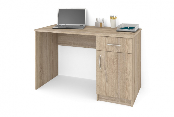 Стол "СП-13" ЛДСП, дуб сонома, тумба справа