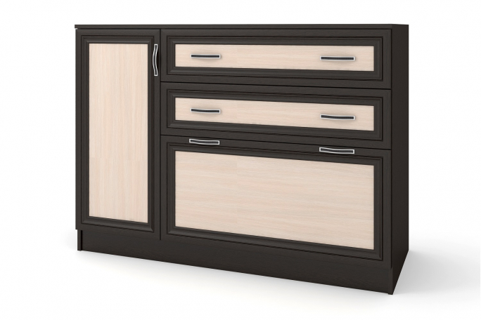 Комод "Теко №5" венге цаво/дуб млечный