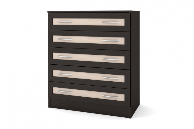 Комод "0:5" венге цаво/дуб молочный