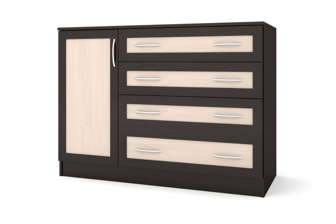 Комод "№3" венге цаво/дуб молочный