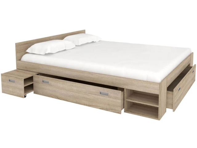 Кровать "Бриз 1", дуб сонома