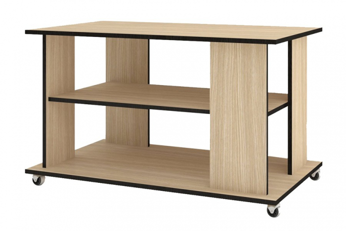 Стол журнальный "Визаж-3 СЖ.003.1000-00" дуб млечный/венге цаво