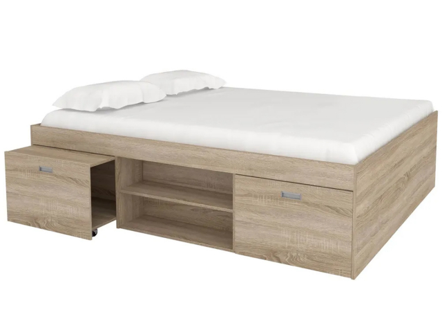 Кровать "Бриз 2", дуб сонома