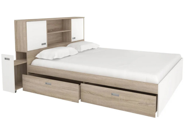 Кровать "Бриз 4", дуб сонома