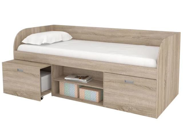 Кровать "Бриз 5", дуб сонома