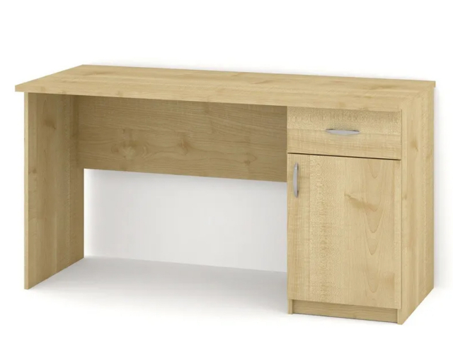 Стол письменный "Драйв СП.006.1400-01", клен танзау, тумба справа