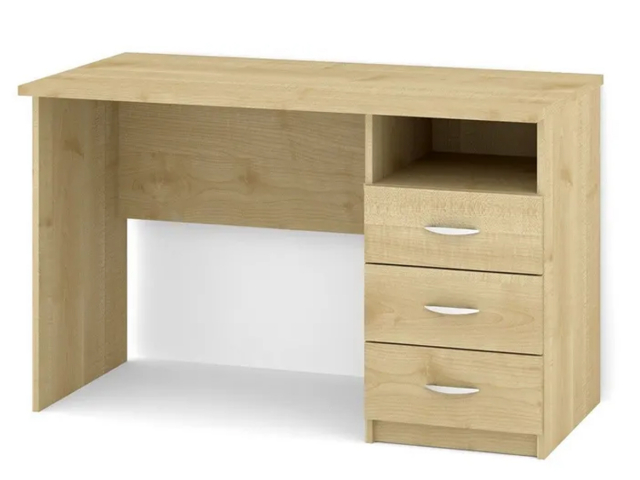 Стол письменный "Драйв СП.005.1200-01", клен танзау, ящики справа