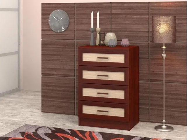 Комод "Арлен 10" ноче мария луиза/ясень шимо светлый