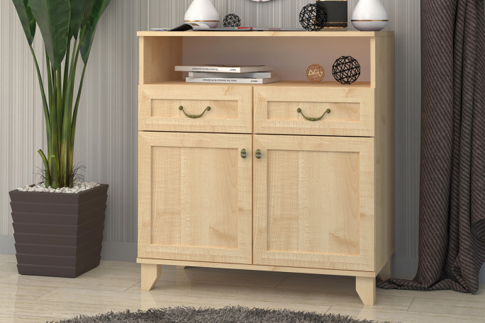 Комод "Ренди 31 М" рамка МДФ, клен танзау