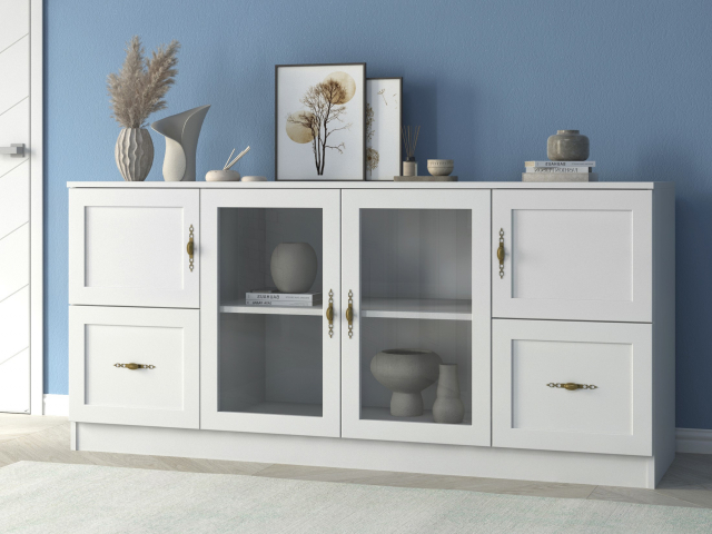 Комод "Квартет 39М", ЛДСП, рамка МДФ