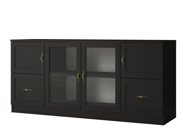 Комод "Квартет 39М", ЛДСП, рамка МДФ, венге