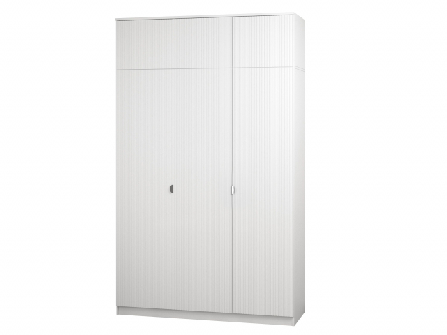 Шкаф 3-х створчатый "Блэйн Т-1+А" белый